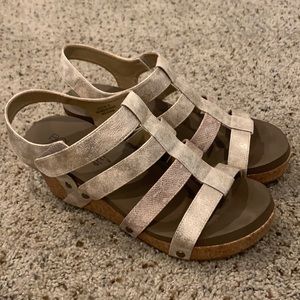 Boutique by Corkys Metallic Wedges